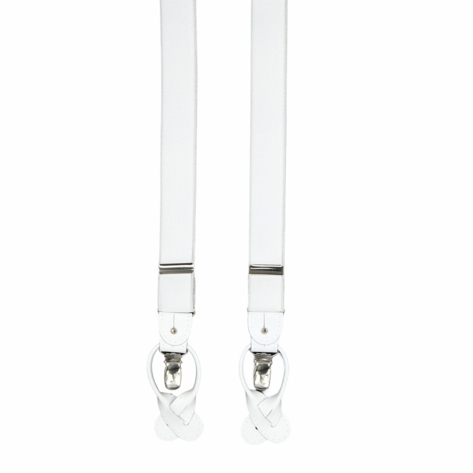 Bretelle bianco raso