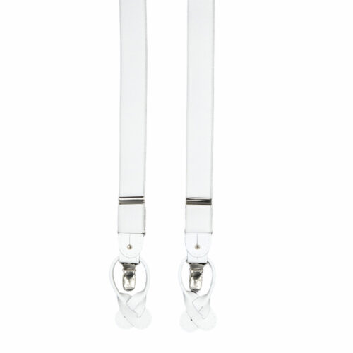 Bretelle bianco raso