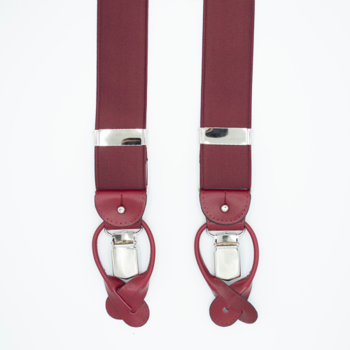 Bretelle bordeaux raso